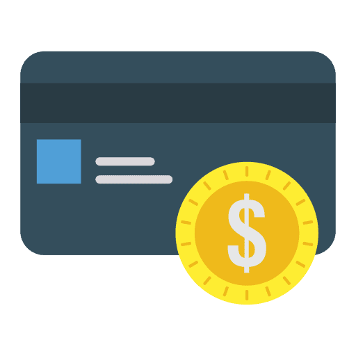 Payment method money debit card payment method icon