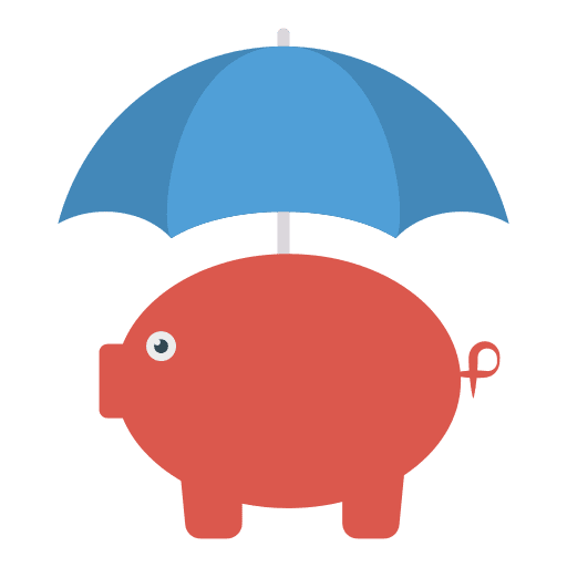 Piggy bank money funds save icon