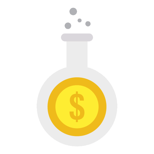 Beaker liquid education glass icon