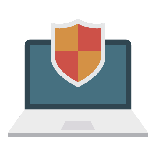 Protection computer technology protection icon