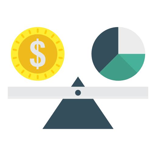 Scale graph scales scale icon