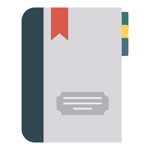 Book education notebook bookmark icon