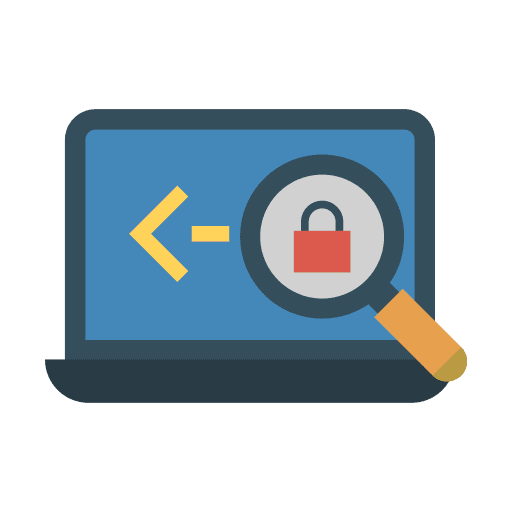 Search security search technology icon