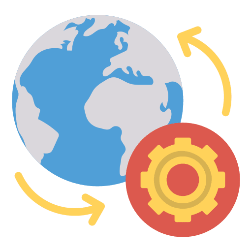 Settings world settings construction and tools icon