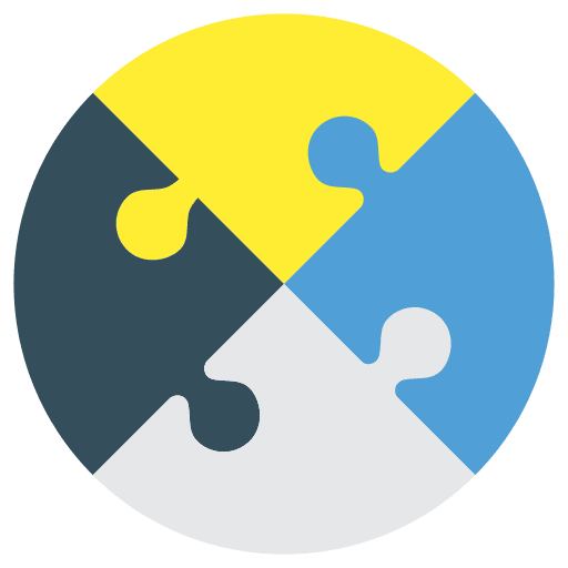 Solution labyrinth puzzle idea icon