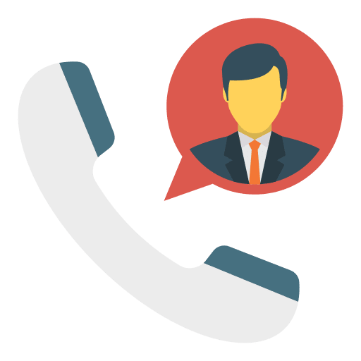 Support phone telephone communications icon
