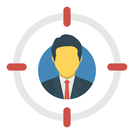 Target audience business targets icon