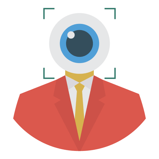 Target objective target searching icon