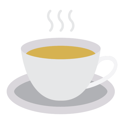 Tea mug coffee cup hot drink icon