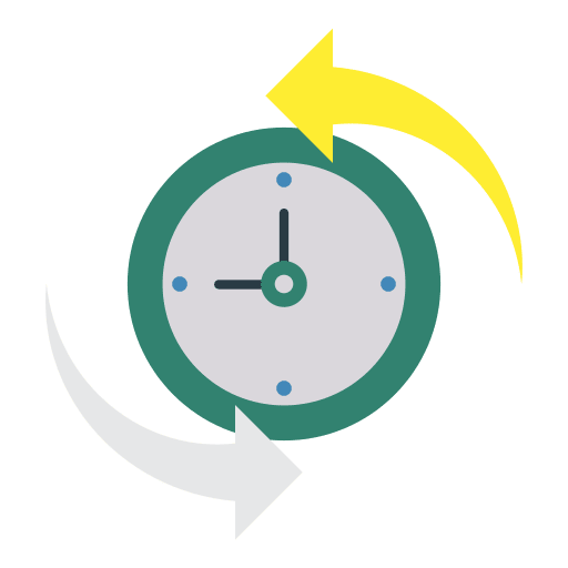 Time interface waiting clock icon