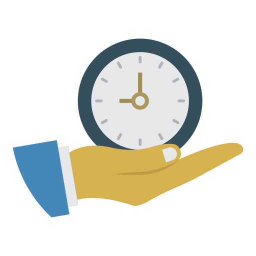 Time tools and utensils time and date time icon