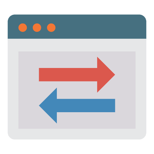 Transfer multimedia arrows data icon