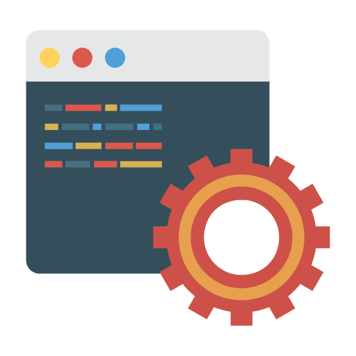 Browser setting web design browser icon