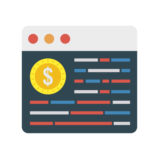 Browser web site html web page icon