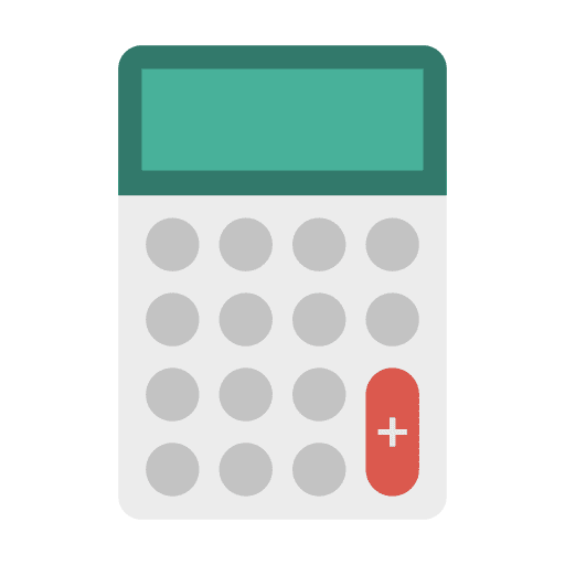 Calculator calculating business and finance technology icon