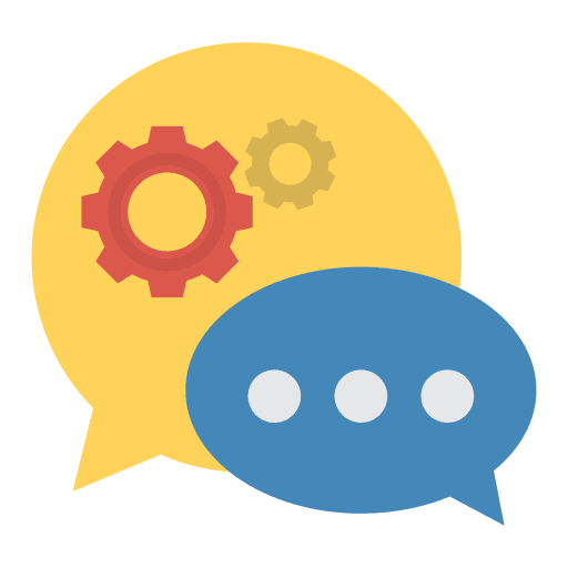 Conversation speech bubble conversation communication icon