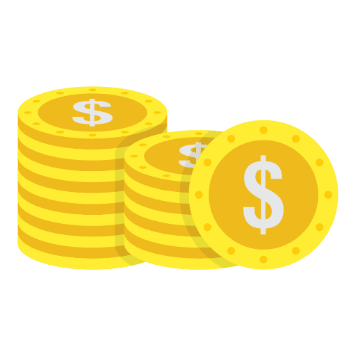 Dollar stack dollar dollar symbol icon