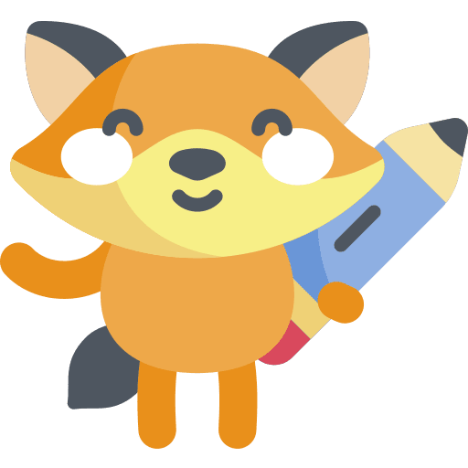 Drawing graphic tools graphic designer fox icon