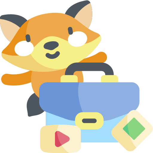 Portfolio art and design graphic designer fox icon