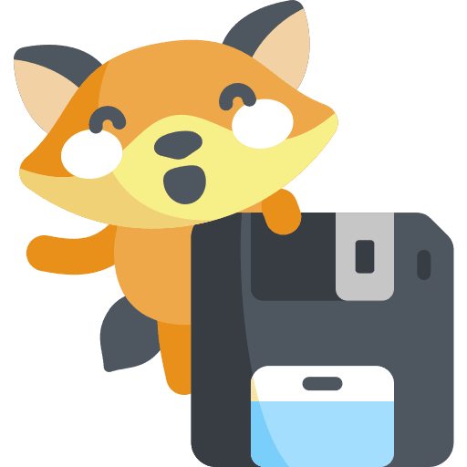 Save floppy disk art and design graphic tools icon