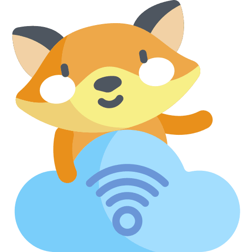 Computing cloud computing cloud fox design tools icon