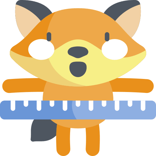 Ruler graphic designer ruler fox icon