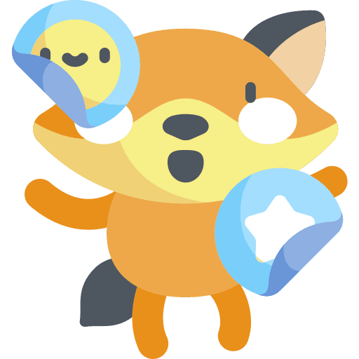 Sticker graphic tools design tools fox icon