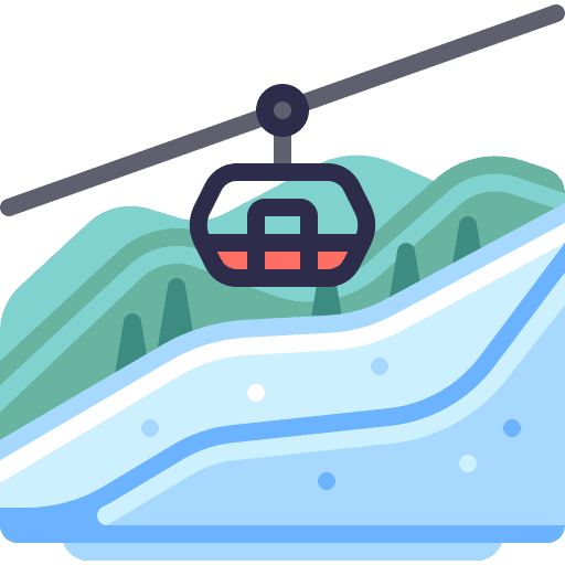 Funicular funicular scenery transportation icon