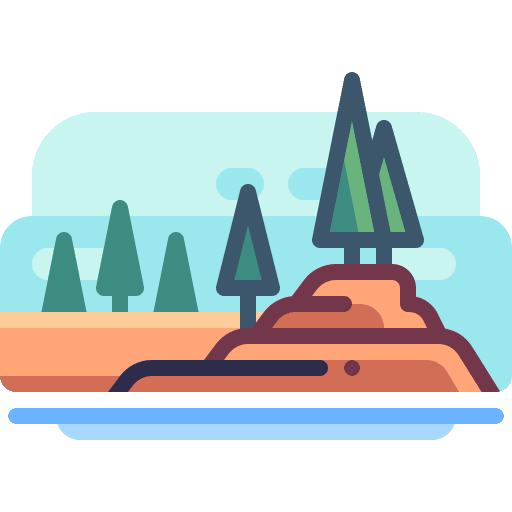 Island island scenery landscape icon