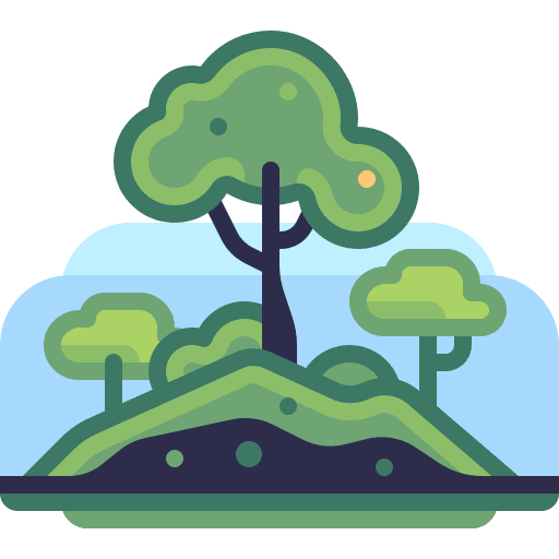 Trees scenery landscape outdoors icon