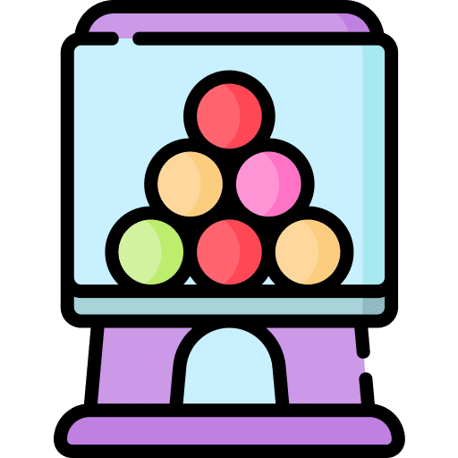 Candy machine sugar entertainment food icon