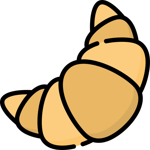 Croissant french breads food icon