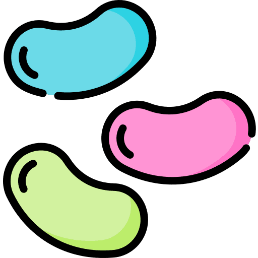 Jelly beans food and restaurant sugar jelly beans icon