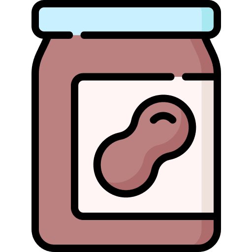 Peanut butter jars food and restaurant shopping icon