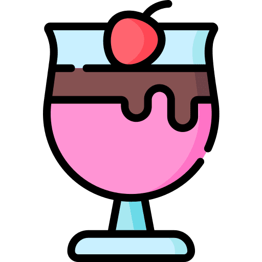 Pudding gelatine sweet molded icon