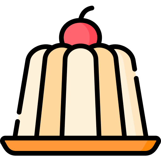 Pudding sweet sweets food icon