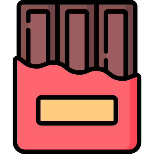 Chocolate dessert food sweet icon