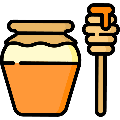 Honey sweet bee food icon
