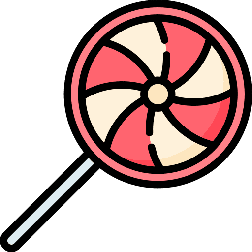 Lollipop food and restaurant popsicle lollipop icon