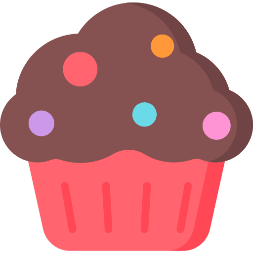 Cup cake sweet dessert sugar icon