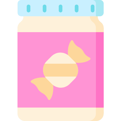 Candy sugar food dessert icon