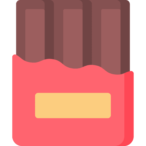 Chocolate chocolate sweet bar icon