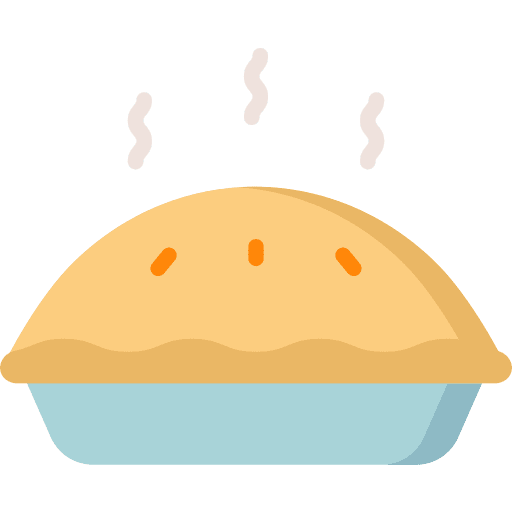 Pie sweet food hot food icon