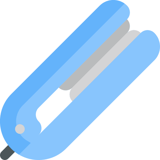 Hair iron beauty hair iron hairdress icon