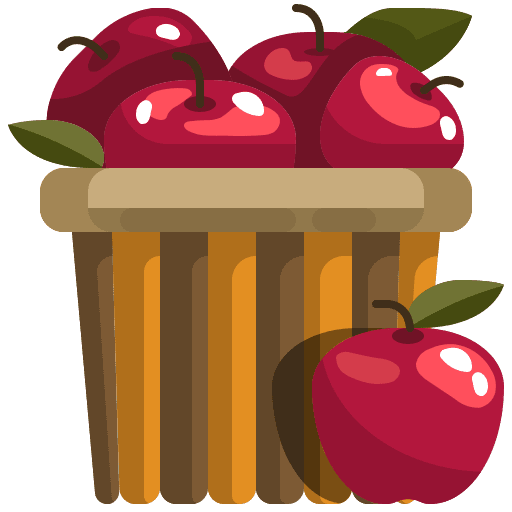 Apple diet vegetarian healthy food icon