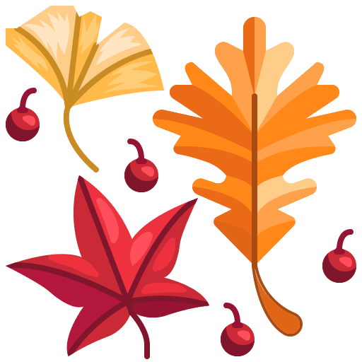 Leaf garden fall nature icon