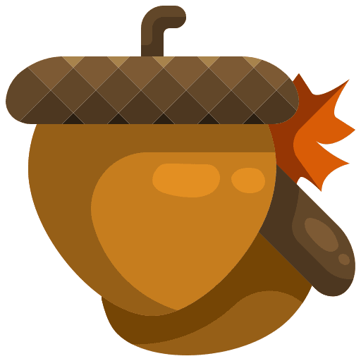 Oak food and restaurant healthy food fruit icon