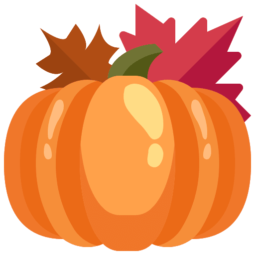 Pumpkin food organic vegan icon