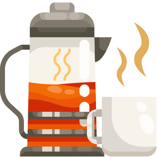 Hot tea coffee shop food cup icon