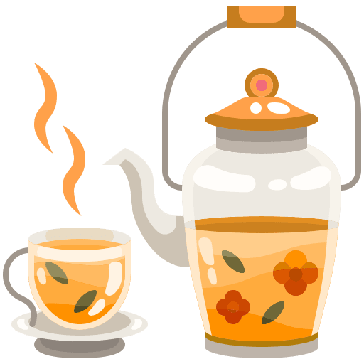 Hot tea mug hot tea chocolate icon